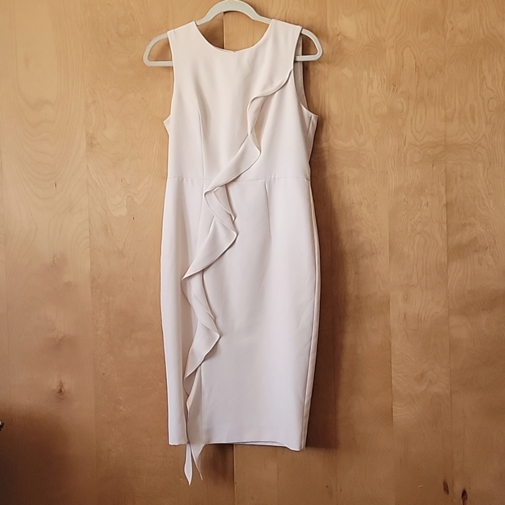 Milly Blush Pink Sleeveless Ruffle Dress